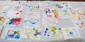Children's work using Zophobas